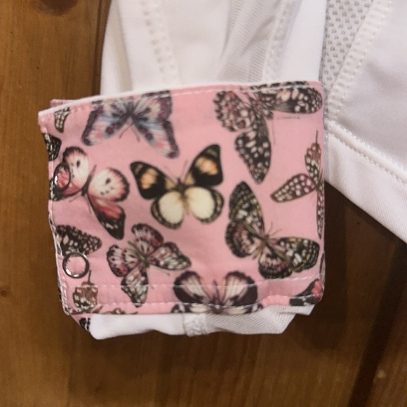 Equestrian girls long-sleeved show shirt - Picture 5 of 6